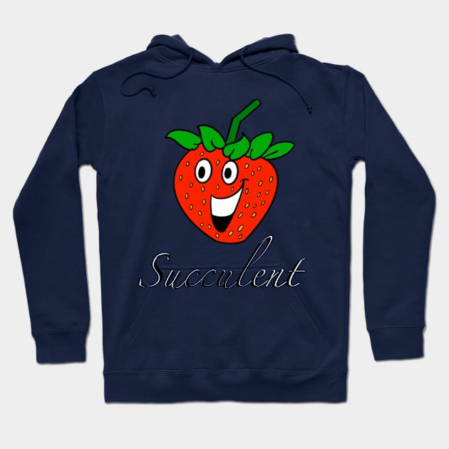 Succulent strawberry Hoodie by Gavlart